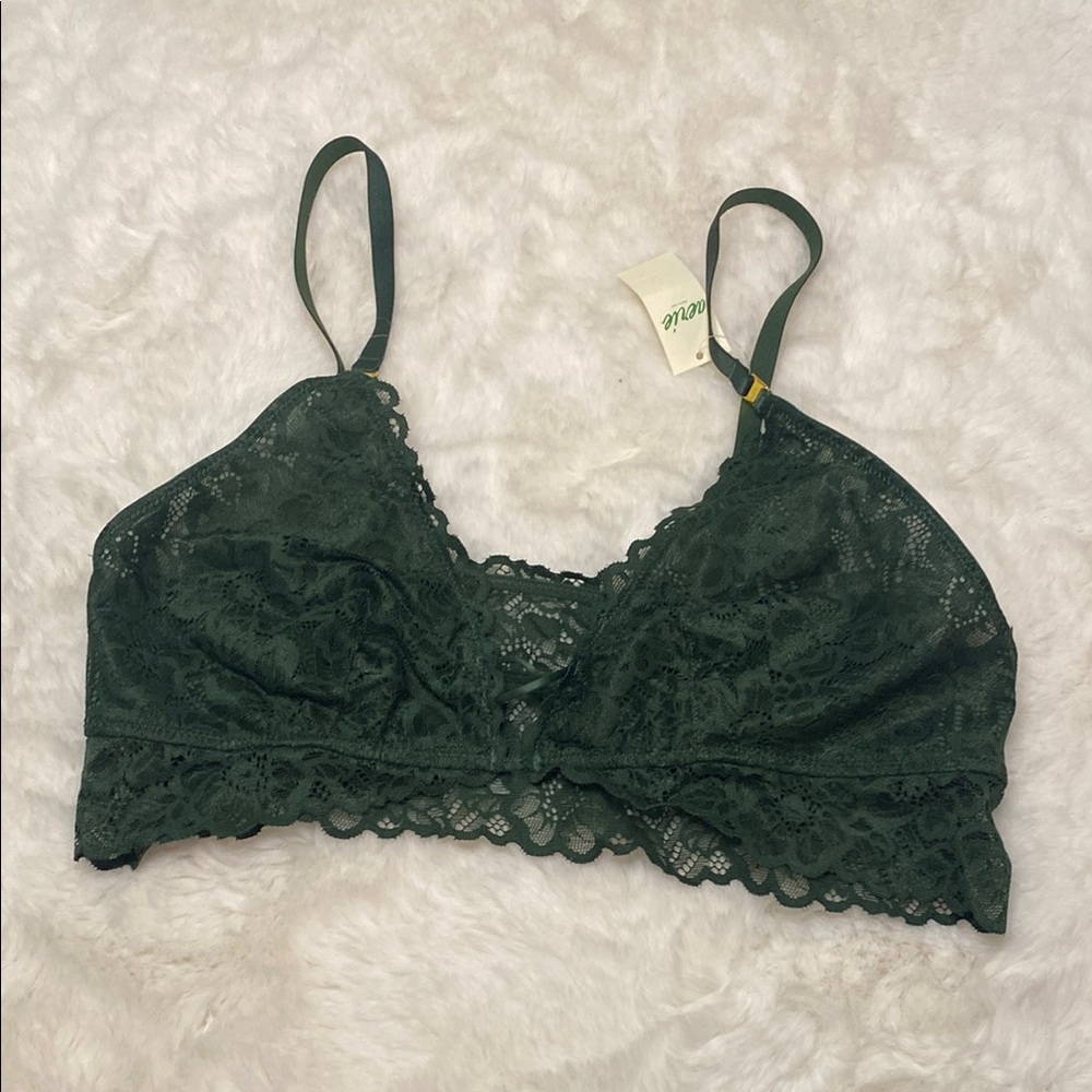 Aerie Green Lace Bralette size medium